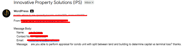 Lead generated for IPS through SEO