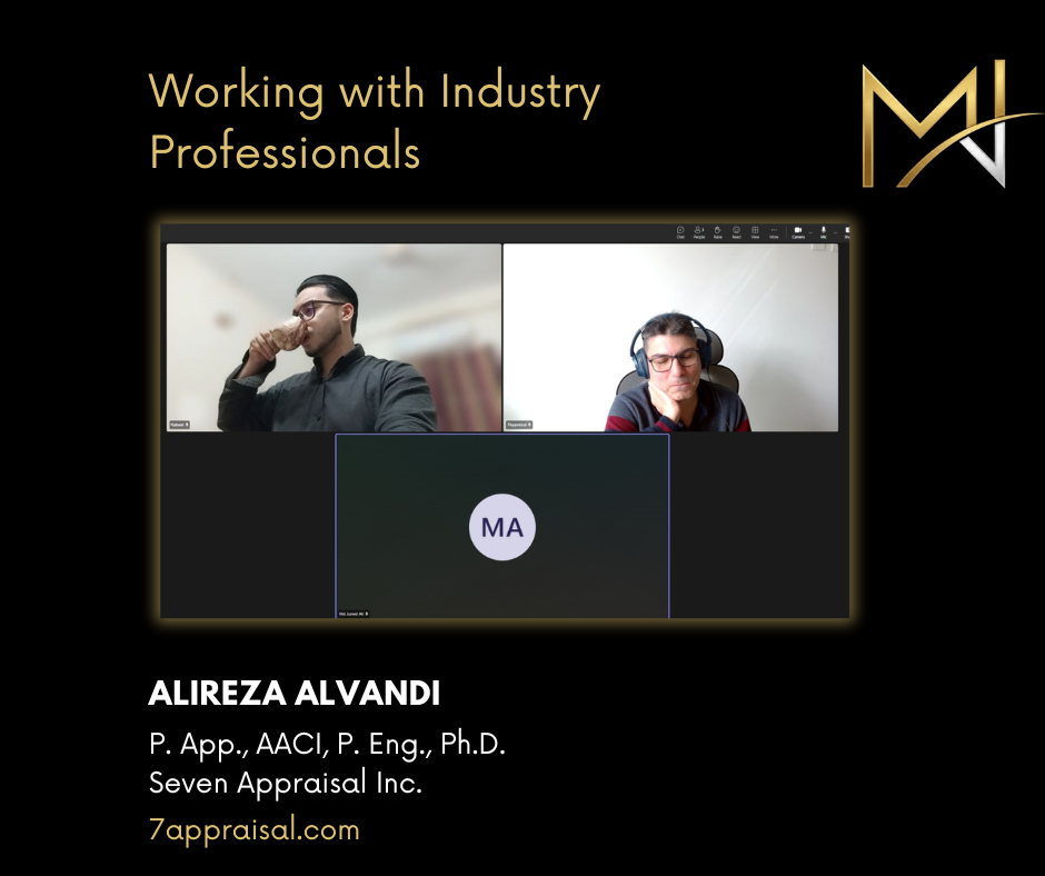 Meeting with Seven Appraisal Inc. — Nabeel and Alireza Alvandi
